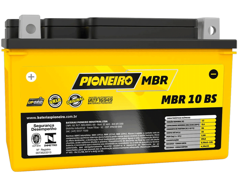 Pioneiro 8173-MOTO 8.6AH
