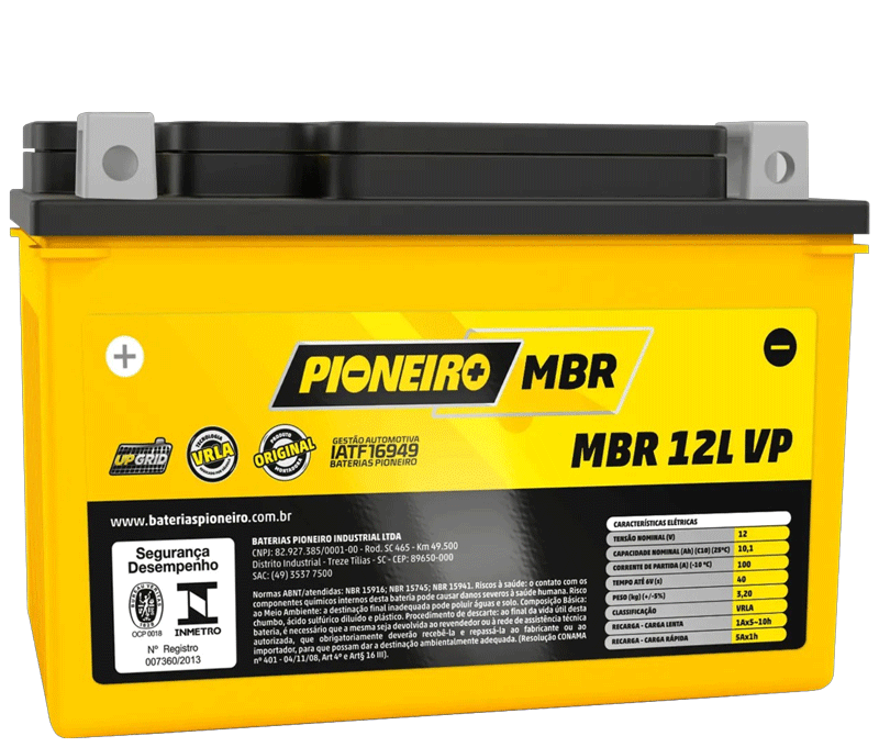Pioneiro 8176-MOTO 10.1AH