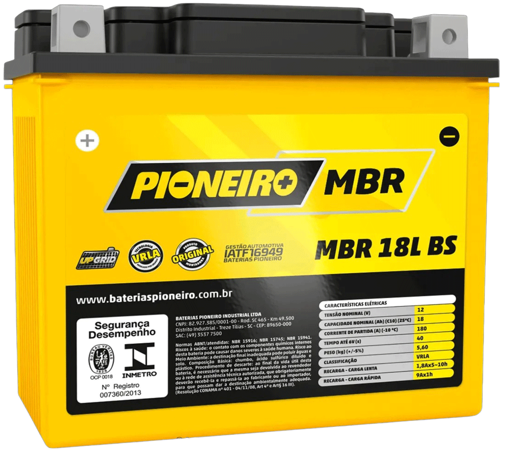 Pioneiro 8180-MOTO 18AH