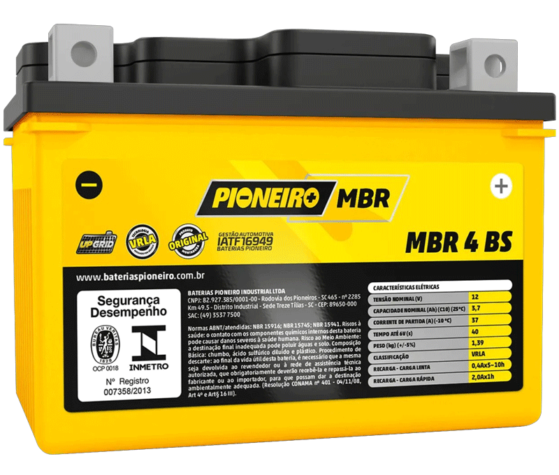 Pioneiro 8163-MOTO 3.7 AH