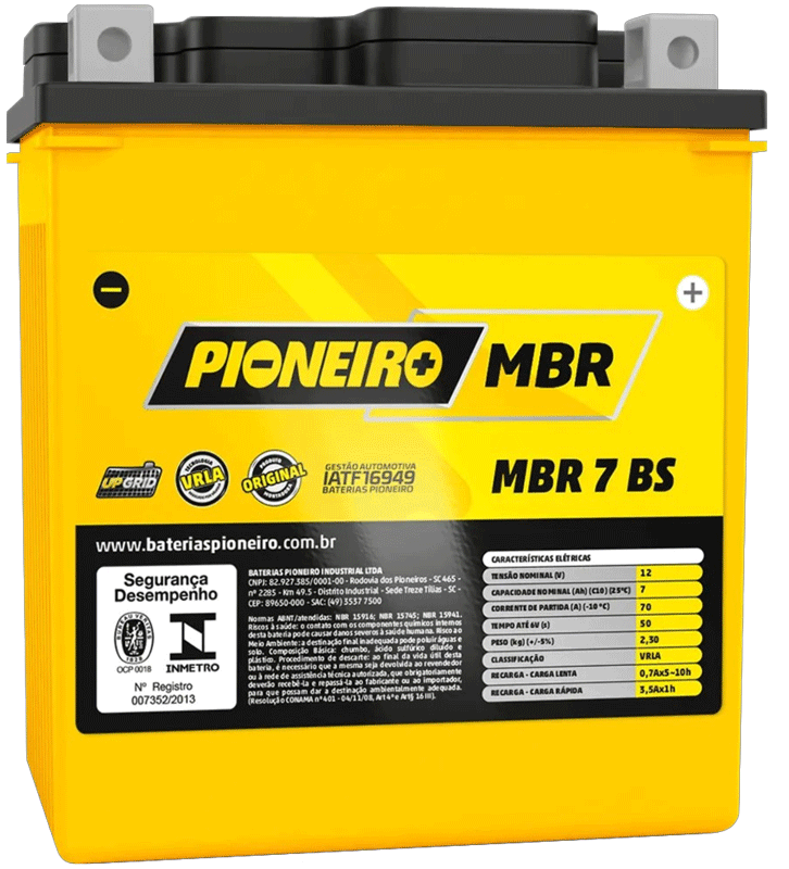 Pioneiro 8166-MOTO 7AH